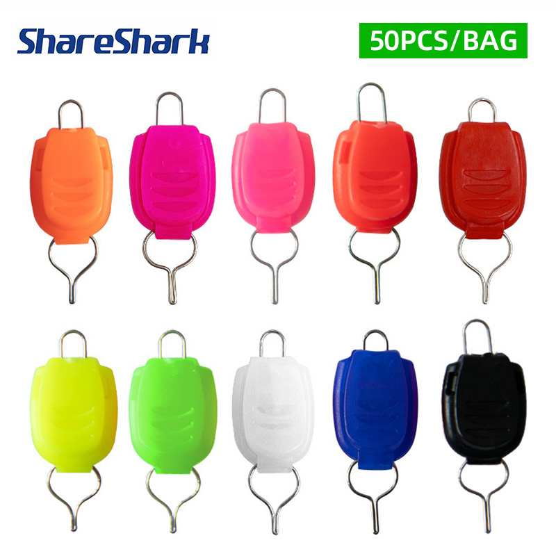 Spincast Reel - ShareShark 50 pièces/sac Attache de maintien